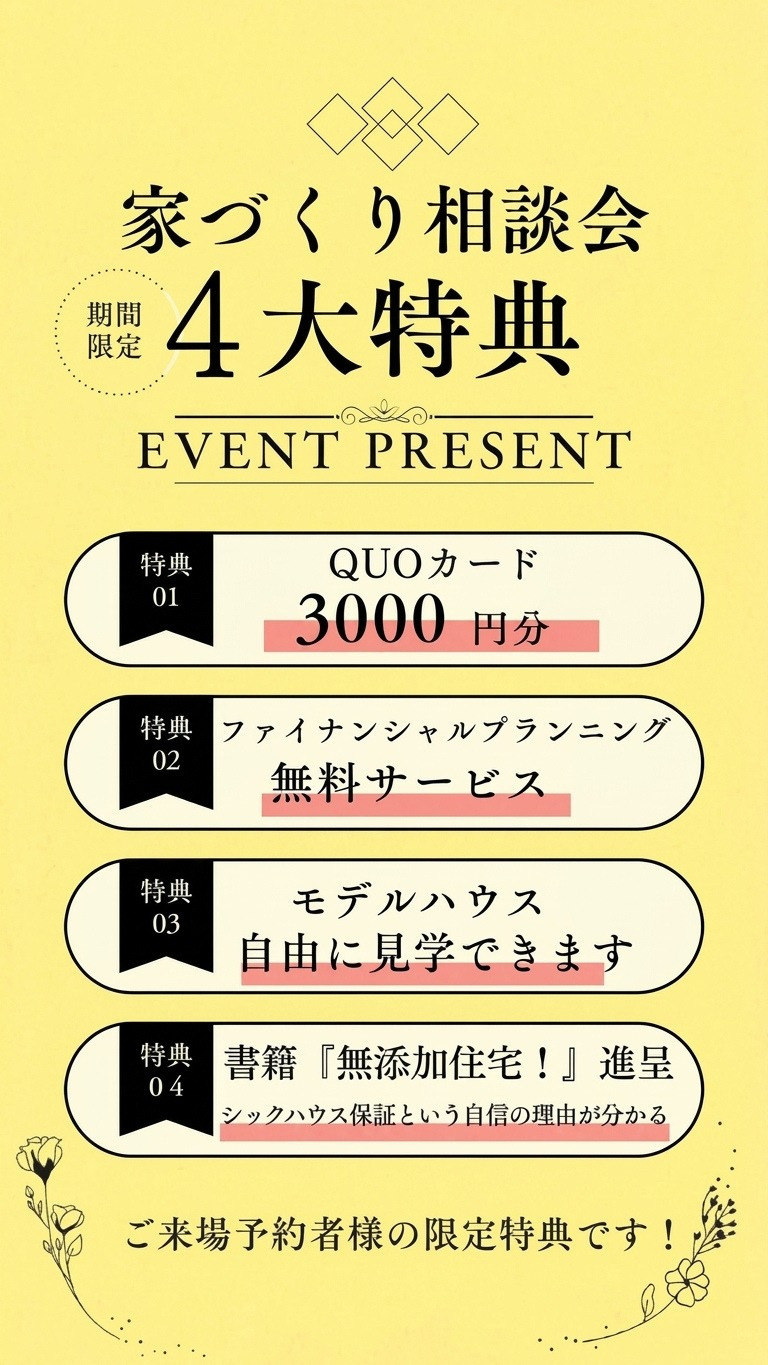 イベントプレゼント内容